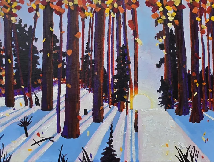 Autumns Golden Threshold is an original oil painting by James Drysdale