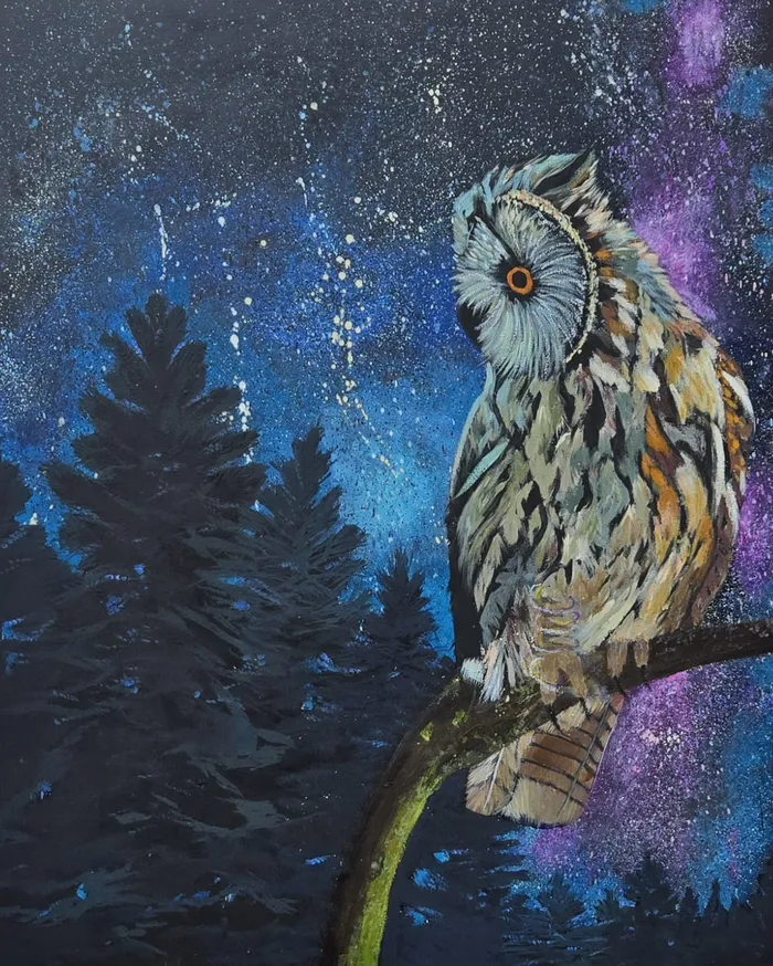 The Cosmic Warden is an original oil painting by James Drysdale